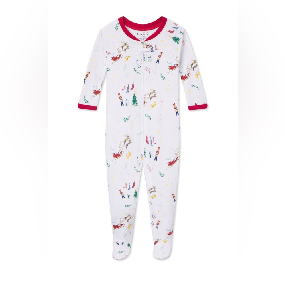 LAKE baby Christmas pajamas